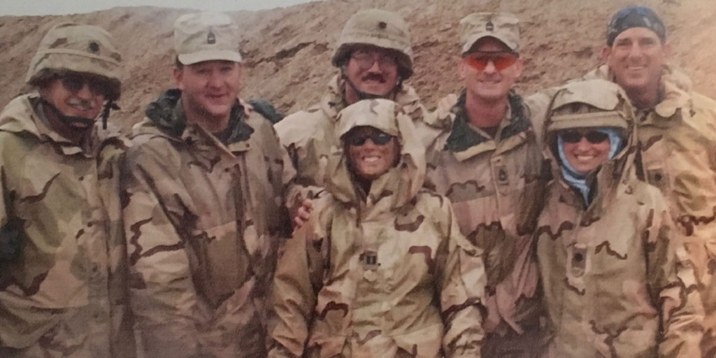 LTC Truhan(far left) with Special Forces team