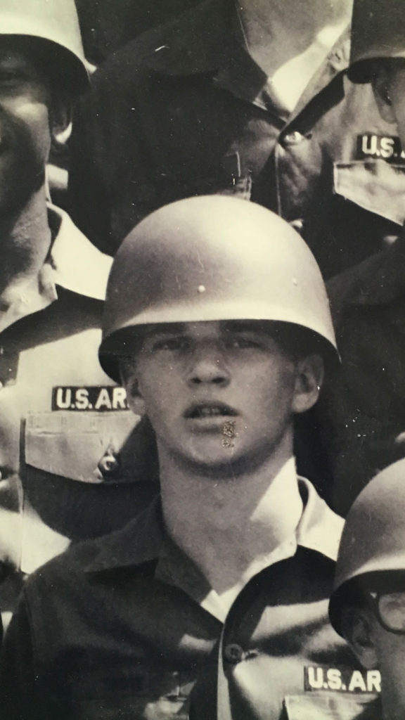 Michael Snow brother of Faie Shepard in basic training in 1960s now deceased