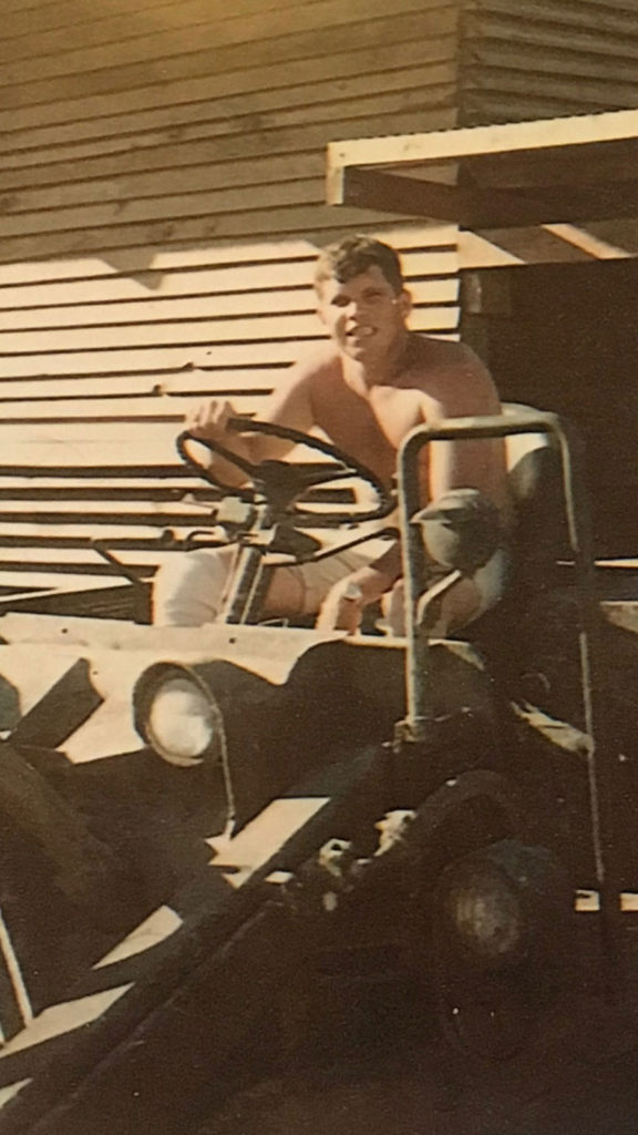 Sp4 Mike Gilligan, Bam Me Thout Vietnam with 131st VT Engineers National Guard taken early 1969.