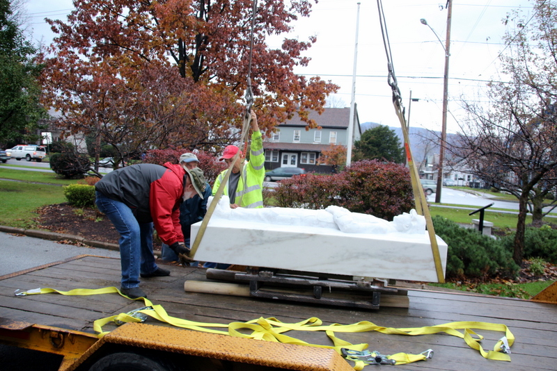 Moving New monument to the street